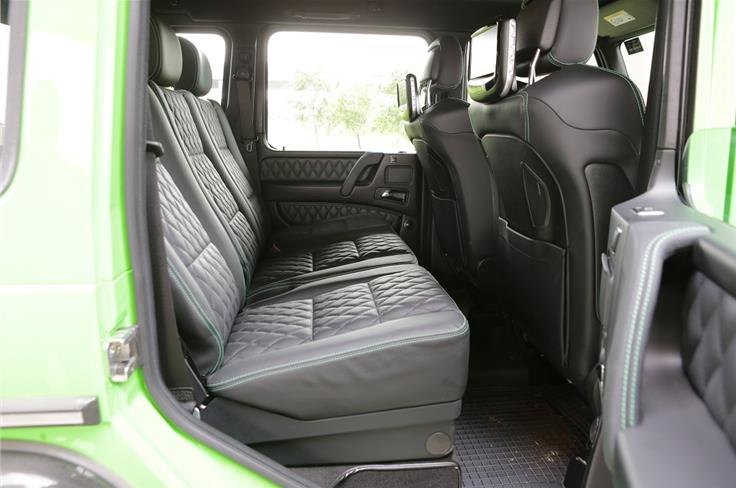 The rear bench isn&#8217;t very nice &#8211; the backrest is upright and legroom is average only.
